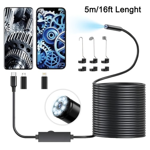 Endoscope snake camera with - camera,